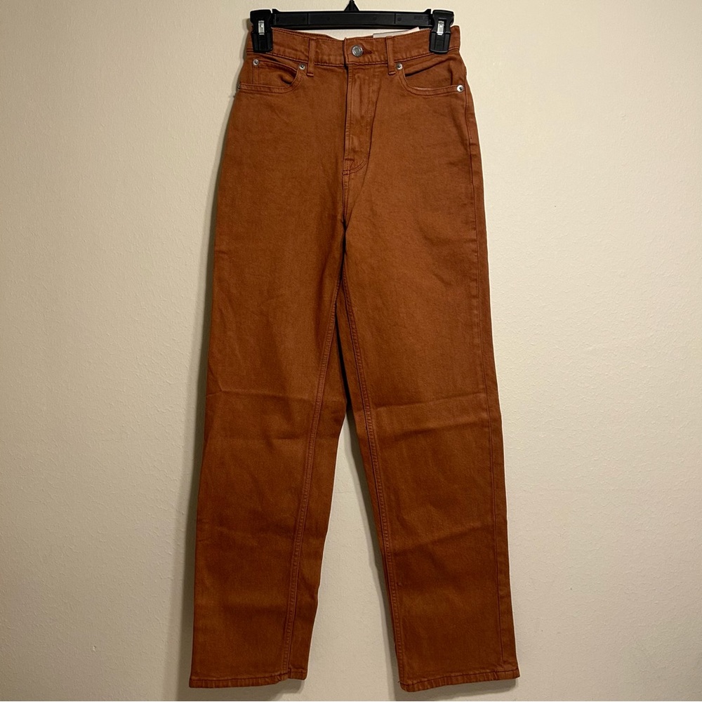 Everlane Way High Jean Archroma Rich Earth Women Size 24
